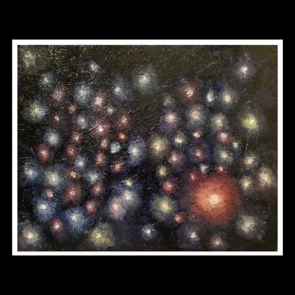 Field of Lights. Soft lights crowd the dark, each one its own, none of them alone.